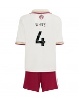 Arsenal Ben White #4 Tredjedraktsett Barn 2025-26 Korte ermer (+ bukser)